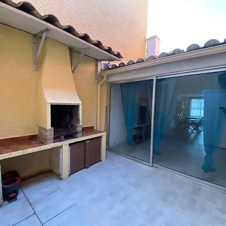 וילה Marina 5p Avec Piscine Et Terrasses, 4 Chambres, Clim, Parking, Proche Et Commerces, Port Barcares - Fr-1-81-554 לה ברקרה